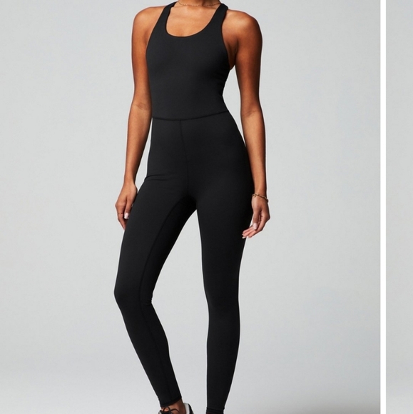 Fabletics Pants - Fabletics Black Define Powerhold Jumpsuit